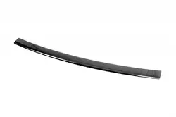 Накладка на задній бампер Чорний Хром (2014-2017, нерж) для Nissan Qashqai рр