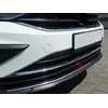 Накладка на передній бампер 2020-2024 (нерж) для Volkswagen Tiguan