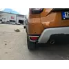Накладки на задні рефлектори 2 шт, нерж) Carmos - Турецька сталь для Renault Duster 2018-2024 рр