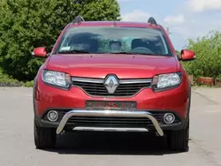 Передня дуга WT007 (нерж.) для Dacia Sandero 2013-2020 рр