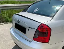 Спойлер LIP (Sunplex, чорний) для Hyundai Accent 2006-2010 рр