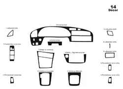 Накладки на панель Титан для Toyota Camry 1991-1996 рр