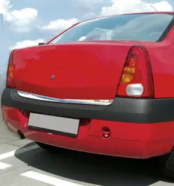 Накладка нижньої кромки кришки багажника (нерж.) для Dacia Logan I 2005-2008 рр