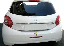 Кромка багажника (нерж.) для Peugeot 208 2012-2019 рр
