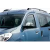 Накладки на дзеркала (2 шт., нерж.) OmsaLine - Італійська нержавійка для Dacia Dokker 2013-2022 рр