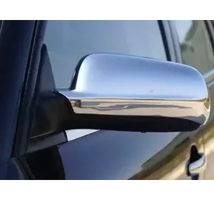 Накладки на дзеркала (2 шт, Хром) Хромований пластик для Volkswagen Bora 1998-2004 рр
