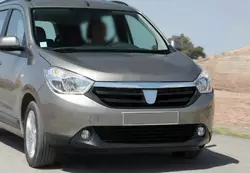 Смужка над решіткою (2015-2024, нерж.) для Dacia Lodgy рр
