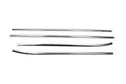 Окантовка вікон (4 шт., нерж.) для Kia Cerato 2 2010-2013 рр