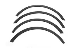 Накладки на арки (4 шт, чорні) для Skoda Fabia 2007-2014рр