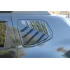 Накладки на задні вікна EuroCap (2 шт, ABS) для Renault Duster 2008-2017 рр