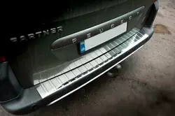 Накладки на задній бампер Carmos V1 (нерж.) для Citroen Berlingo 2008-2018 рр