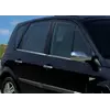 Окантовка вікон (4 шт., нерж.) для Renault Scenic/Grand 2003-2009 рр