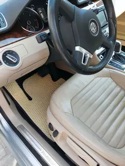 Килимки EVA (бежеві) для Volkswagen Passat B7 2012-2015рр