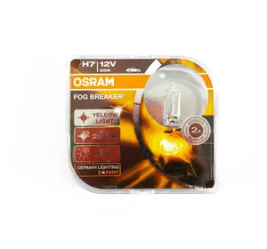 Лампа головного світла Osram H7 55W Fog Breaker 62210FBR для Універсальні товари