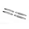 Накладки на ручки (нерж) 2 шт, Carmos - Турецька сталь для Citroen C-3 2002-2010 рр