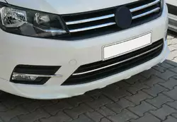 Накладки на бампер (3 шт, нерж) для Volkswagen Caddy 2015-2020 рр