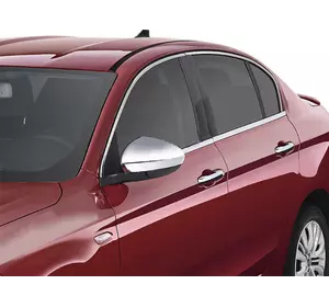 Повна окантовка вікон (нерж) SW (12 штук) для Fiat Tipo 2016-2024 рр