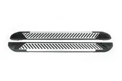 Бокові пороги Line (2 шт., алюміній) для Lifan X60