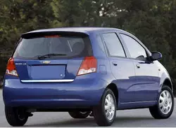 Кромка багажника (нерж.) HB для Chevrolet Aveo T200 2002-2008 рр