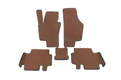 Поліуретанові килимки (2 ряду, EVA, Коричневий) для Volkswagen Sharan 2010-2024 рр