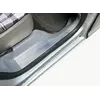 Накладки на внутрішні пороги (без напису, сталь) 3 штуки для Volkswagen Caddy 2004-2010 рр