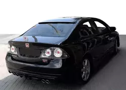 Спойлер на скло (під фарбування) для Honda Civic Sedan VIII 2006-2011рр