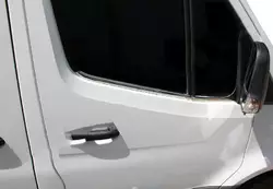 Окантовка вікон (4 шт) для Mercedes Sprinter W907/W910 2018-2024 рр