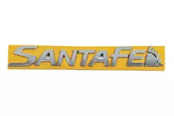 Напис SantaFe (Новий дизайн, 210мм на 30мм) для Hyundai Santa Fe 2 2006-2012рр