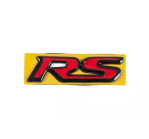 Напис RS  червоно-чорний (95мм на 25мм) для Тюнінг Honda
