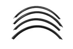 Накладки на арки (4 шт, чорні, ABS-пластик) для Mercedes A-сlass W168 1997-2004 років