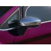 Накладки на дзеркала (2 шт) OmsaLine - Хромований пластик для Ford Fiesta 2008-2017 рр