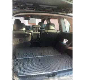 Килимок в багажник EVA (2 частини, чорний) для Toyota Highlander 2008-2013 рр