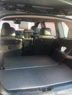 Килимок в багажник EVA (2 частини, чорний) для Toyota Highlander 2008-2013 рр