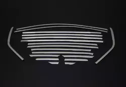 Повна окантовка скла OmsaLine (18 шт, нерж) для Ford Kuga/Escape 2013-2019 рр