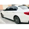 Бокові пороги OmsaLine (чорна) для BMW 5 серія G30/31 2017-2024 рр