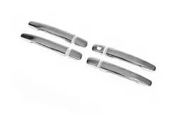 Накладки на ручки (4 шт, нерж) Carmos - Турецька сталь для Mercedes E-сlass W210 1995-2002 рр