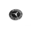Заглушка замість емблеми на капот Mercedes (чорна, 57мм) для Тюнінг Mercedes