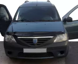Дефлектор капоту (EuroCap) для Renault Logan MCV 2005-2013 рр