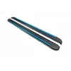 Бокові пороги Maya Blue (2 шт., алюміній) для Nissan Pathfinder R52 2012-2021 рр