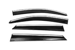 Вітровики з хромом (4 шт., Sunplex Chrome) для Hyundai Tucson TL 2016-2021рр