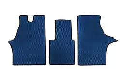 Килимки EVA (синій) з 3 частин для Mercedes Vito W638 1996-2003 років
