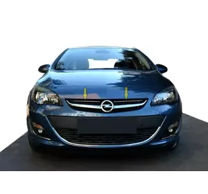 Накладки на передню решітку (нерж) для Opel Astra J 2010-2024 рр