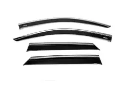 Вітровики з хромом (4 шт., Niken) для Volkswagen T-Roc