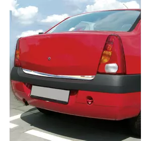 Накладка нижньої кромки кришки багажника (нерж.) для Renault Logan I 2005-2008 рр