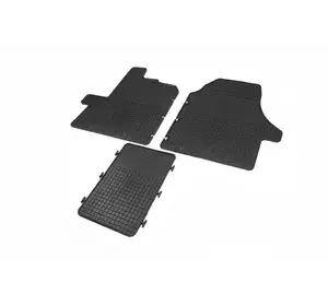 Гумові килимки (3 шт, Polytep) для Fiat Ducato 2006-2024 та рр