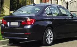 Кромка багажника (SD) (нерж.) Carmos - Турецька сталь для BMW 5 серія F-10/11/07 2010-2016рр