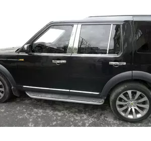 Окантовка вікон (4 шт., нерж.) для Land Rover Discovery IV