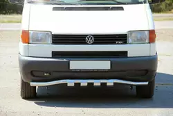 Нижня губа з грилем ST010 (нерж) 51мм для Volkswagen T4 Caravelle/Multivan