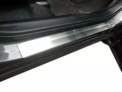 Накладки на пороги OmsaLine (4 шт, нерж) для Toyota Rav 4 2013-2018 рр
