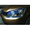 Накладка на фари (2 шт., нерж) для Volkswagen Caddy 2010-2015рр